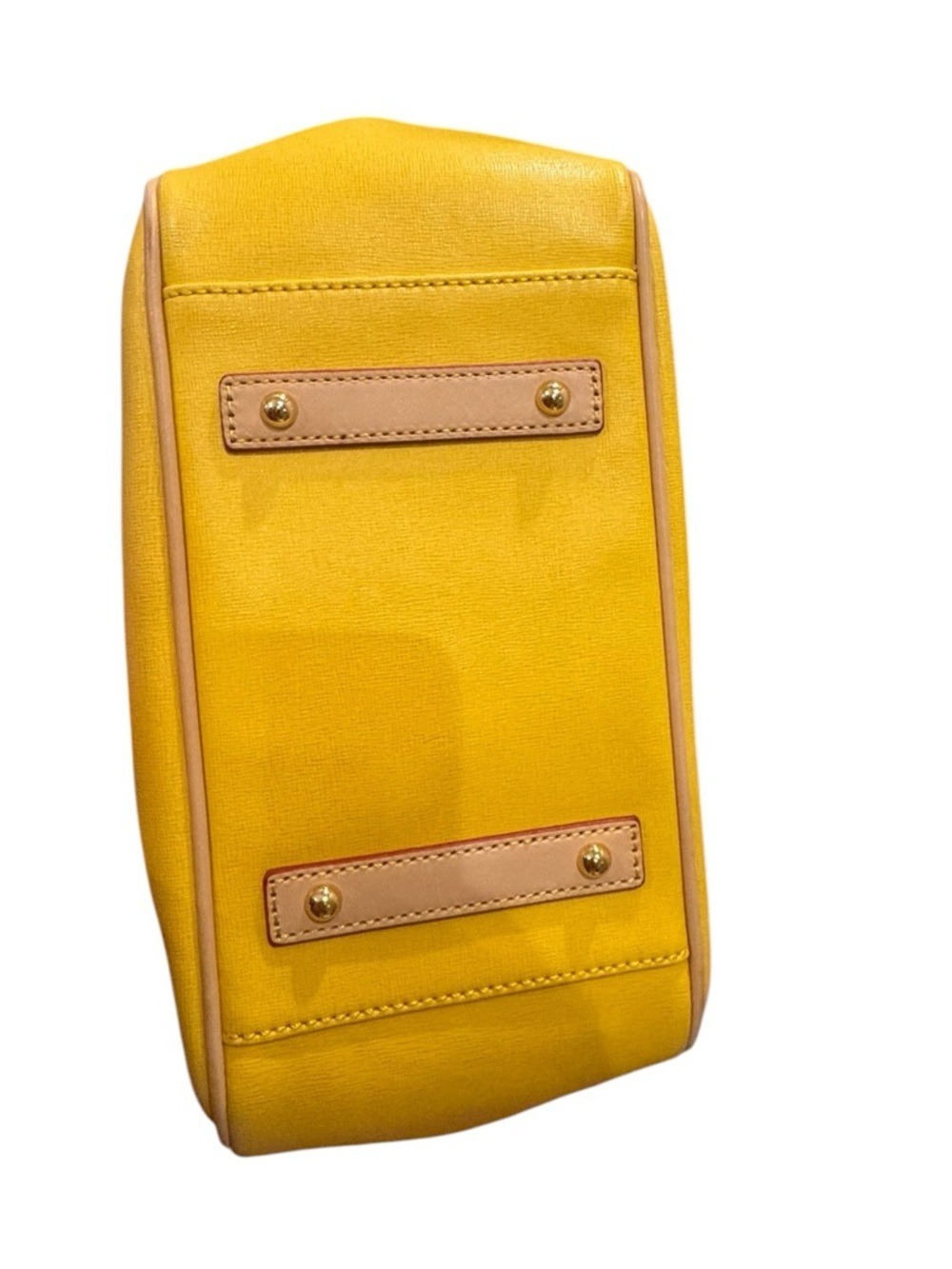 Dooney & Bourke - Maddie Shoulder Bag - Dandelion Saffiano/Textured Leather EUC - Picture 8 of 15